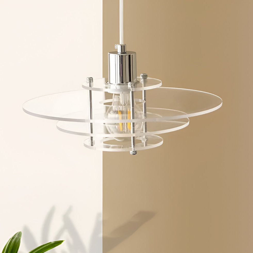 Nordic Bauhaus Acrylic Pendant Light