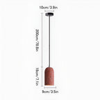 Nordic Concrete Texture Cement Minimalism Ceiling Light