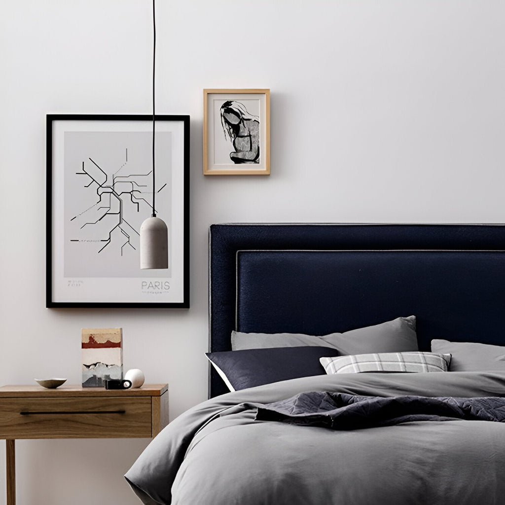 Nordic Concrete Texture Cement Minimalism Ceiling Light