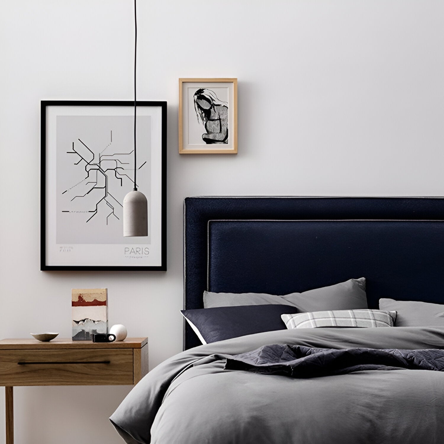 Nordic Concrete Texture Cement Minimalism Ceiling Light