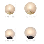 Marble Copper Moon Wall Light