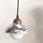 Nordic Dekum Alabaster Marble Pendant Light