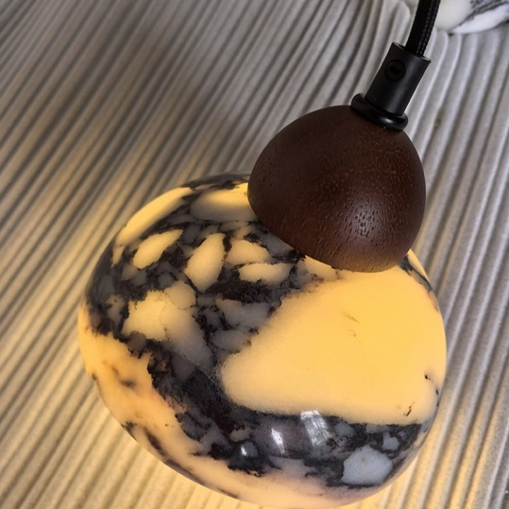 Nordic Dekum Alabaster Marble Pendant Light