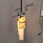Nordic Dekum Alabaster Marble Pendant Light