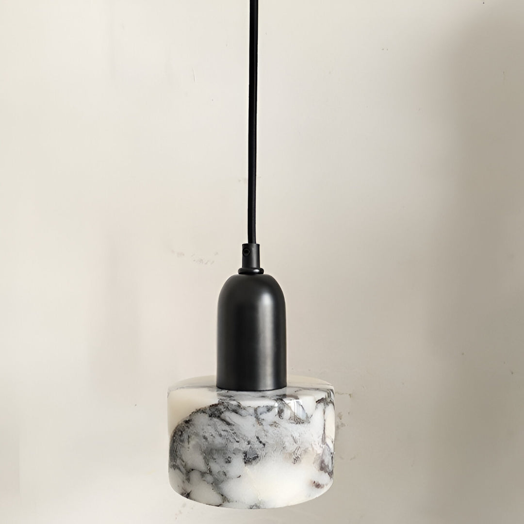 Nordic Dekum Alabaster Marble Pendant Light