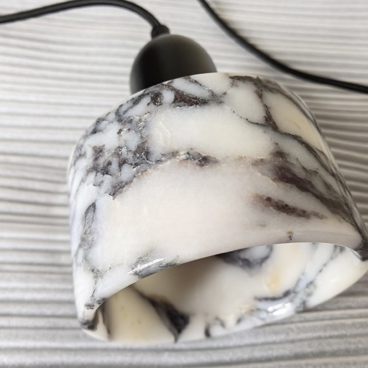 Nordic Dekum Alabaster Marble Pendant Light