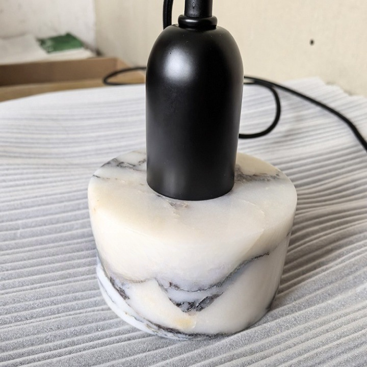Nordic Dekum Alabaster Marble Pendant Light