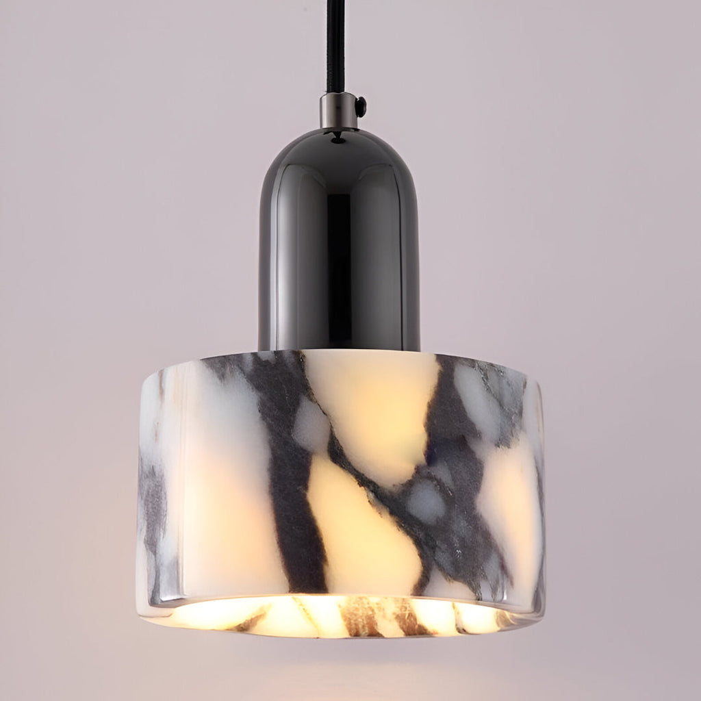Nordic Dekum Alabaster Marble Pendant Light