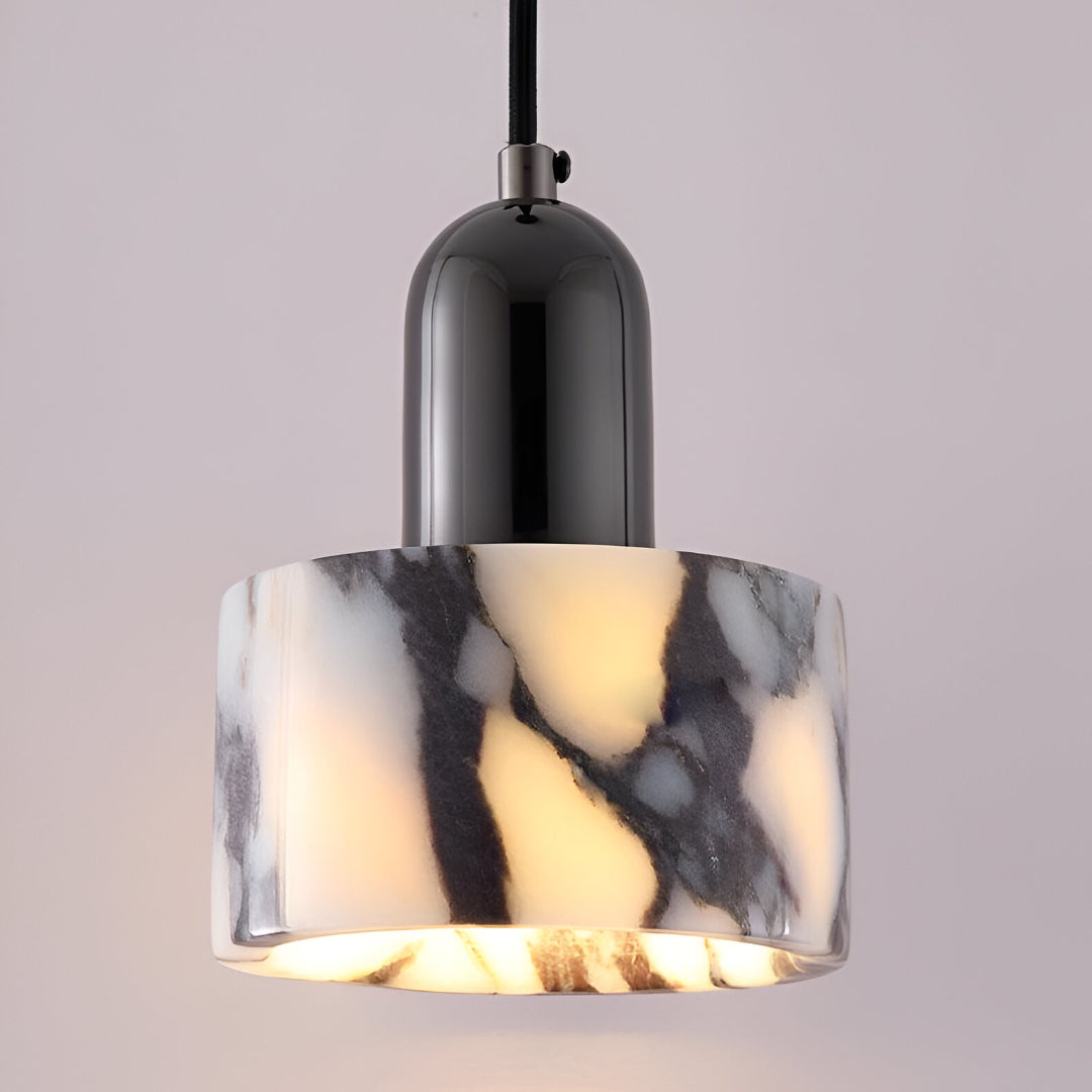 Nordic Dekum Alabaster Marble Pendant Light