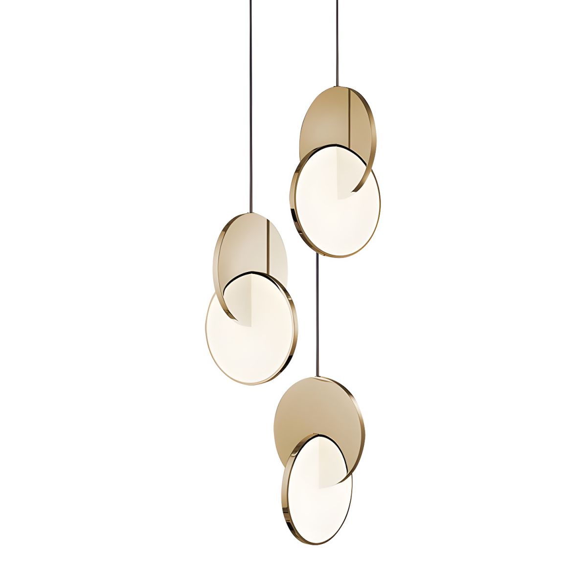 Nordic Double Round LED Pendant Light