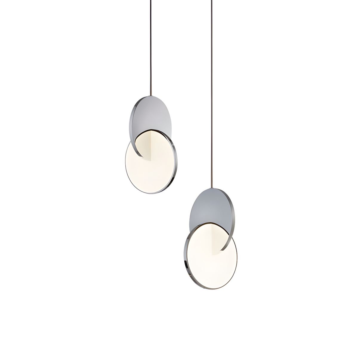 Nordic Double Round LED Pendant Light
