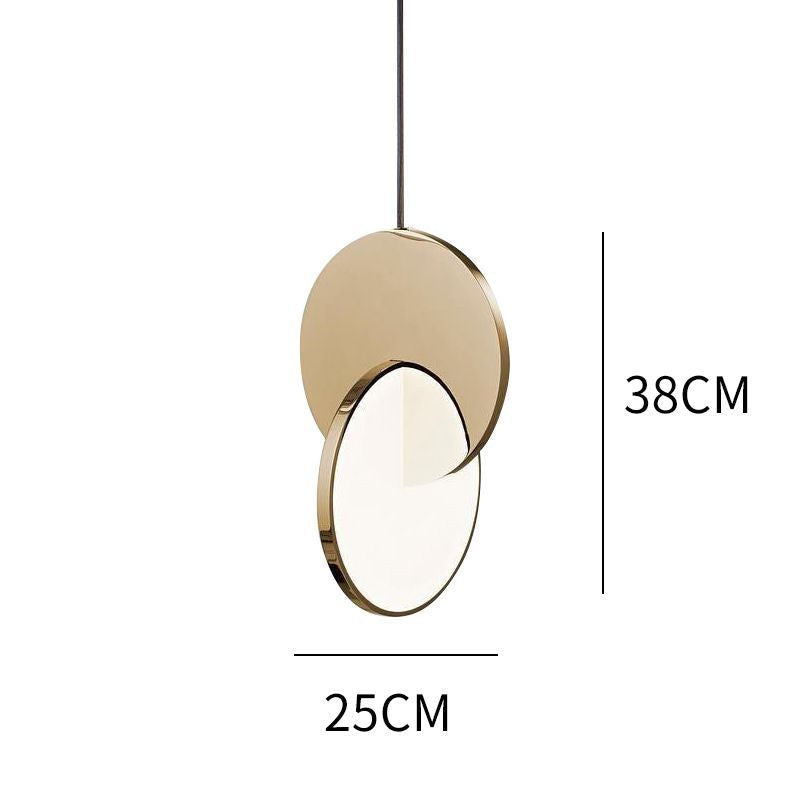 Nordic Double Round LED Pendant Light