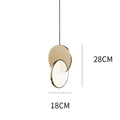 Nordic Double Round LED Pendant Light