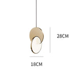 Nordic Double Round LED Pendant Light
