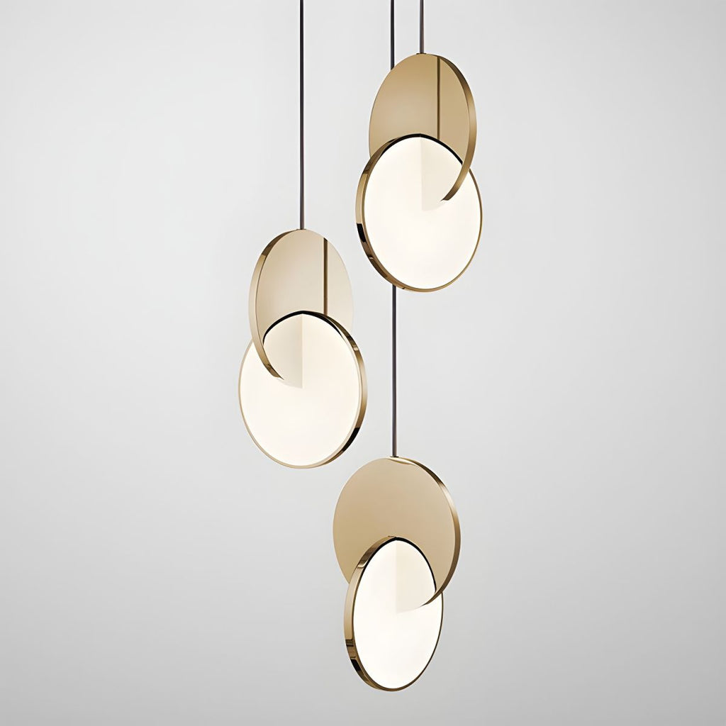 Nordic Double Round LED Pendant Light