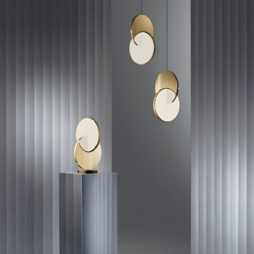 Nordic Double Round LED Pendant Light