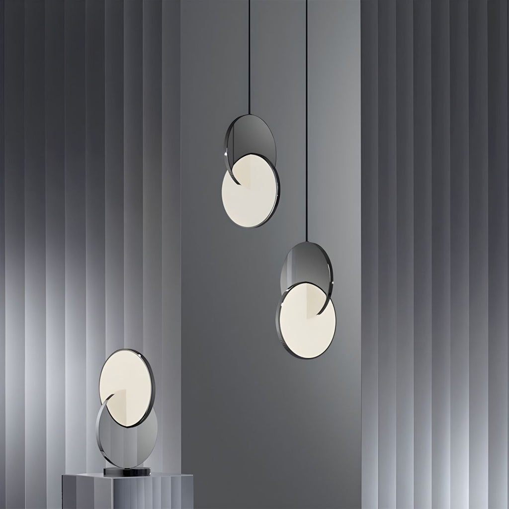 Nordic Double Round LED Pendant Light
