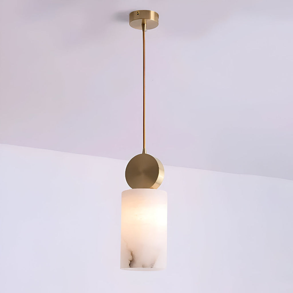 Nordic Marble Etruscan Alabaster Pendant Light
