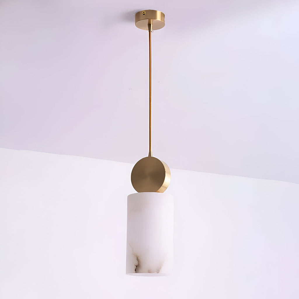 Nordic Marble Etruscan Alabaster Pendant Light