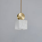 Nordic Marble Etruscan Alabaster Pendant Light