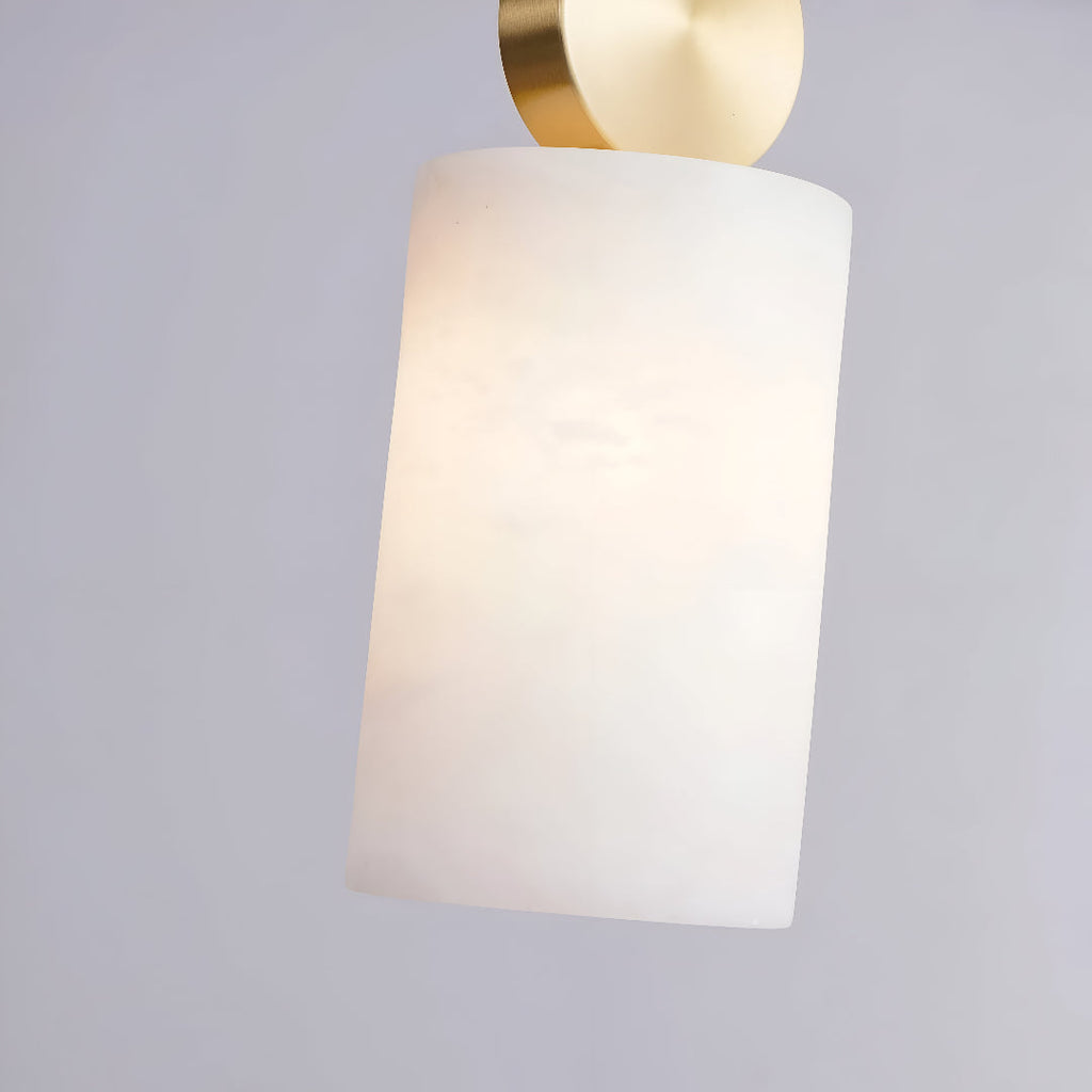 Nordic Marble Etruscan Alabaster Pendant Light
