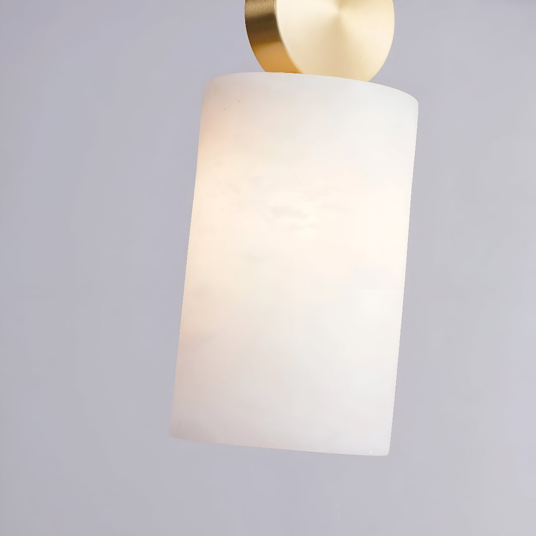 Nordic Marble Etruscan Alabaster Pendant Light