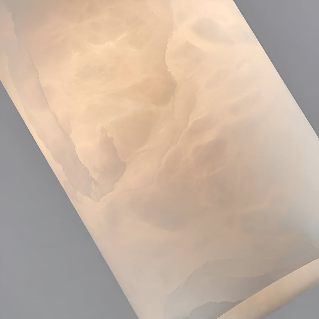 Nordic Marble Etruscan Alabaster Pendant Light