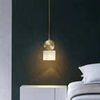 Nordic Marble Etruscan Alabaster Pendant Light