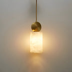 Nordic Marble Etruscan Alabaster Pendant Light
