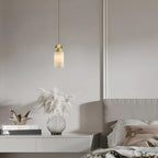 Nordic Marble Etruscan Alabaster Pendant Light