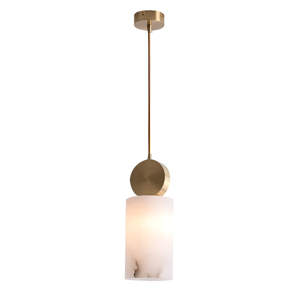 Nordic Marble Etruscan Alabaster Pendant Light