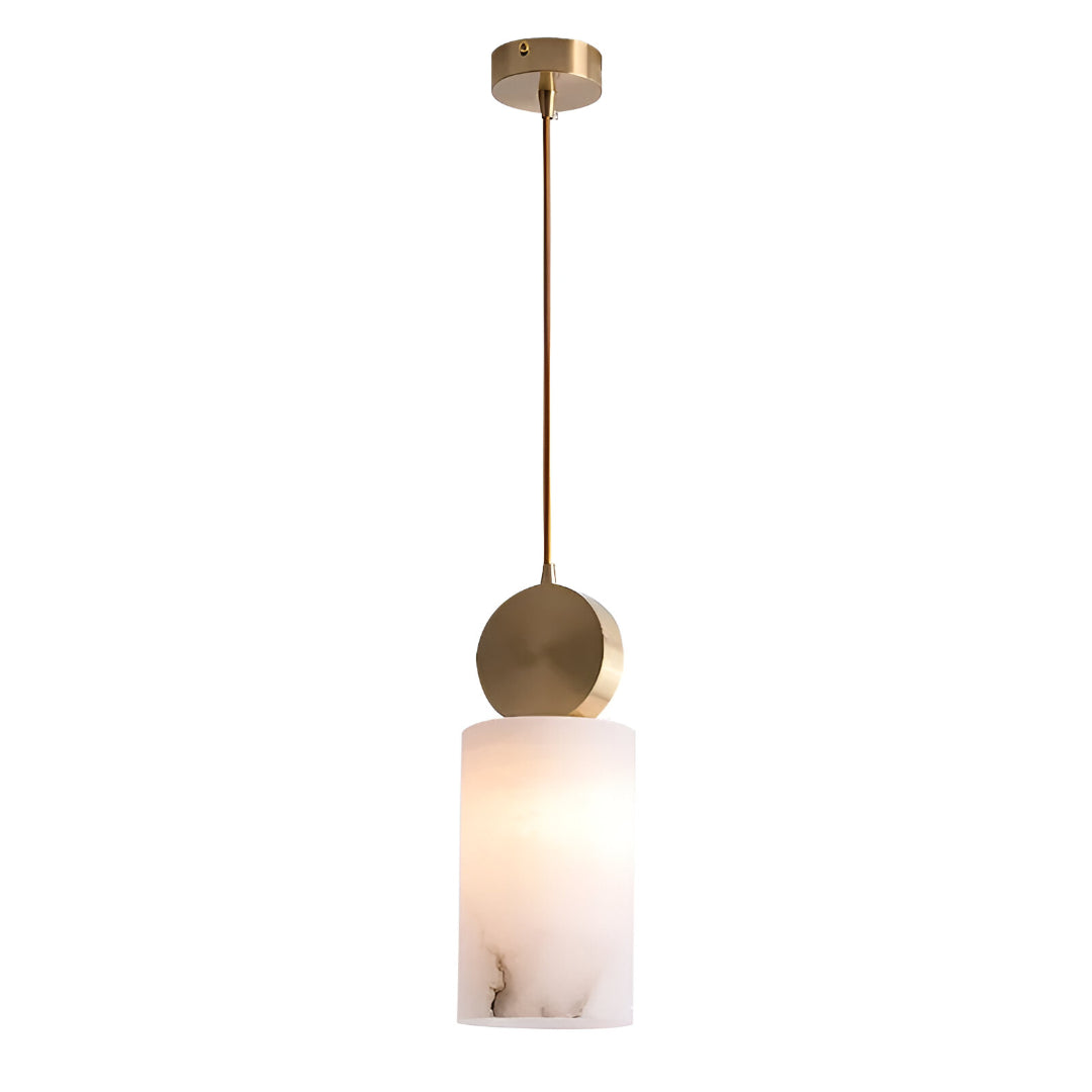 Nordic Marble Etruscan Alabaster Pendant Light