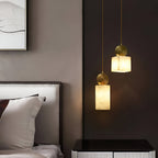 Nordic Marble Etruscan Alabaster Pendant Light