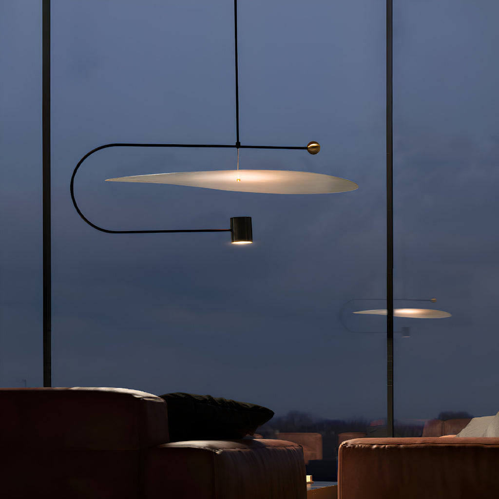 Nordic Float Disc Acrylic LED Pendant Light