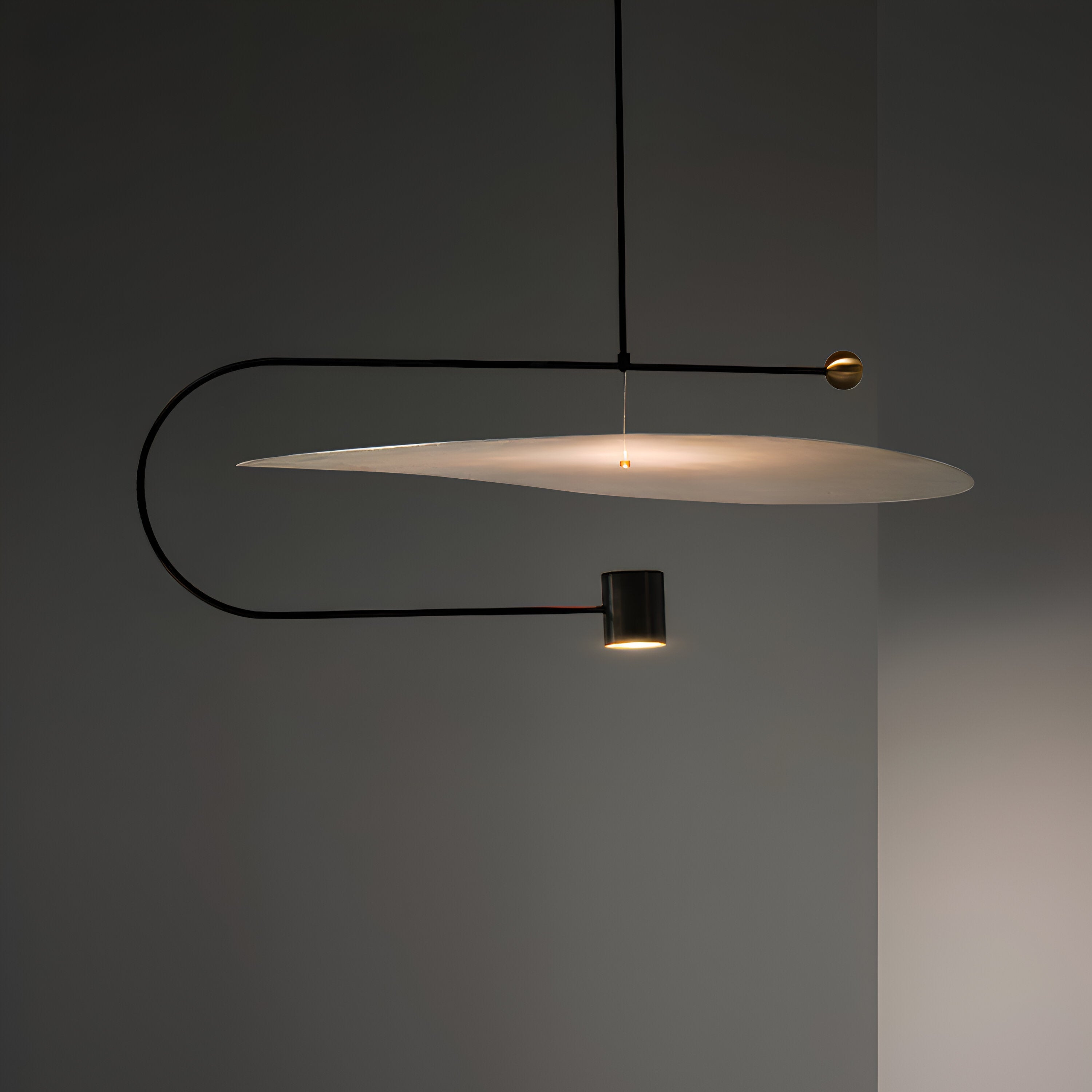 Nordic Float Disc Acrylic LED Pendant Light
