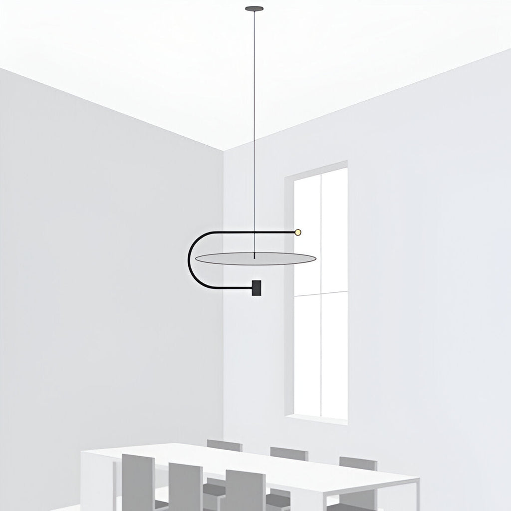 Nordic Float Disc Acrylic LED Pendant Light