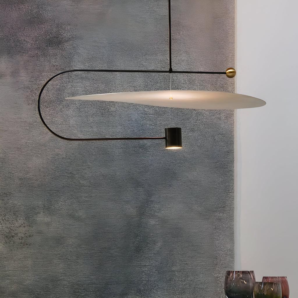 Nordic Float Disc Acrylic LED Pendant Light
