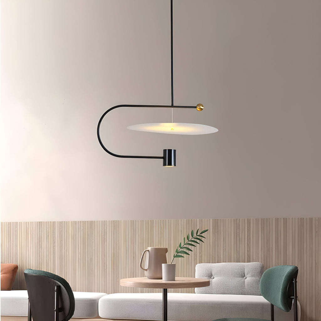 Nordic Float Disc Acrylic LED Pendant Light