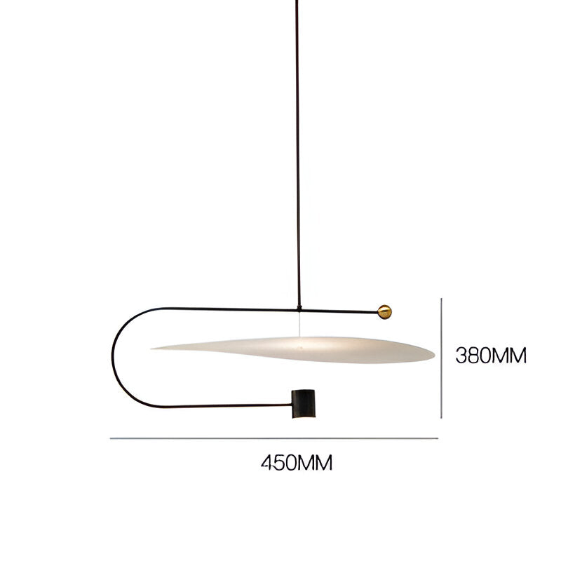 Nordic Float Disc Acrylic LED Pendant Light