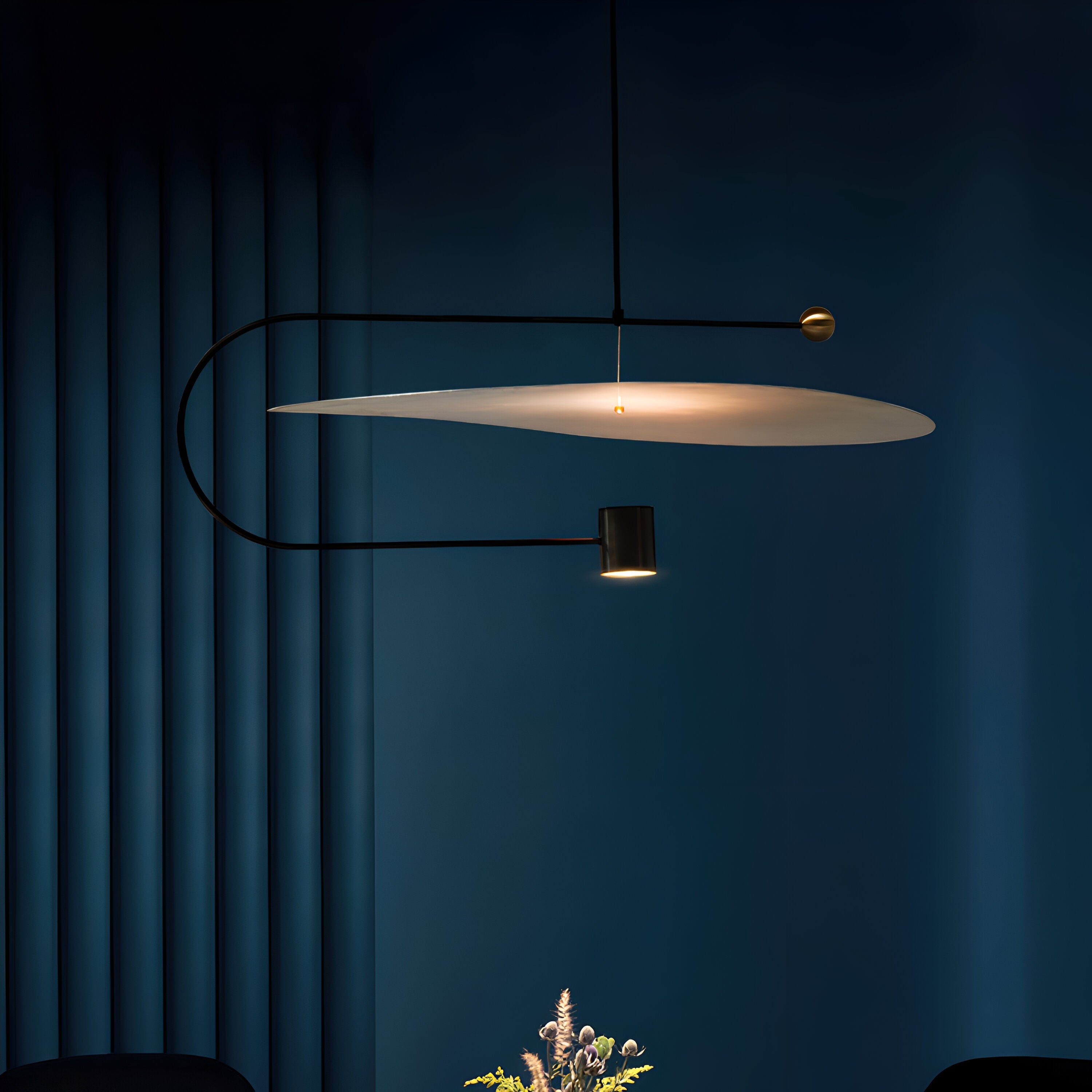 Nordic Float Disc Acrylic LED Pendant Light