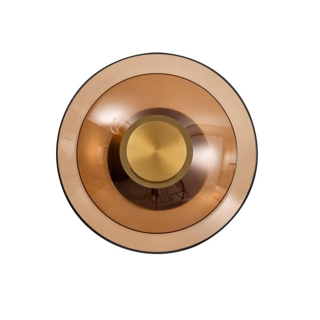 Nordic Glass Disc Shape Wall Light