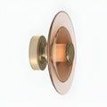 Nordic Glass Disc Shape Wall Light