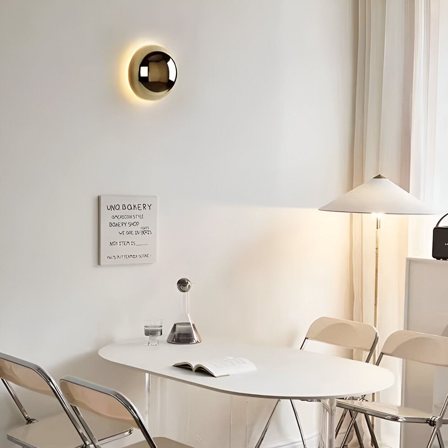 Nordic Iron Eclipse Wall Light
