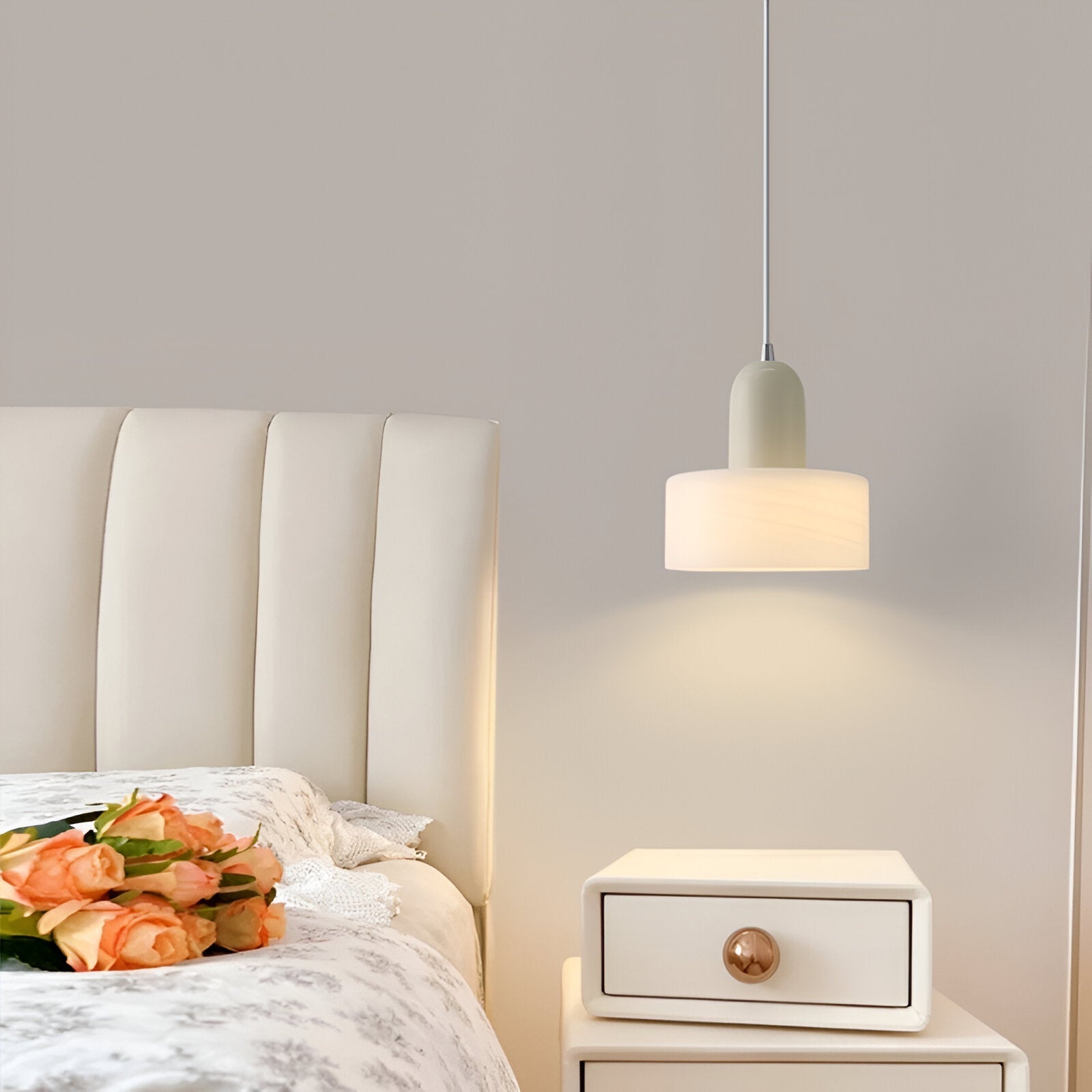 Nordic Iron Glass Suspension Pendant Light