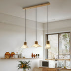 Nordic Hemp Rope Glass Pendant Light