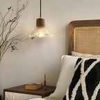 Nordic Hemp Rope Glass Pendant Light