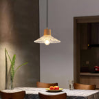 Nordic Hemp Rope Glass Pendant Light