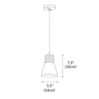 Nordic Hemp Rope Glass Pendant Light