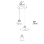 Nordic Hemp Rope Glass Pendant Light