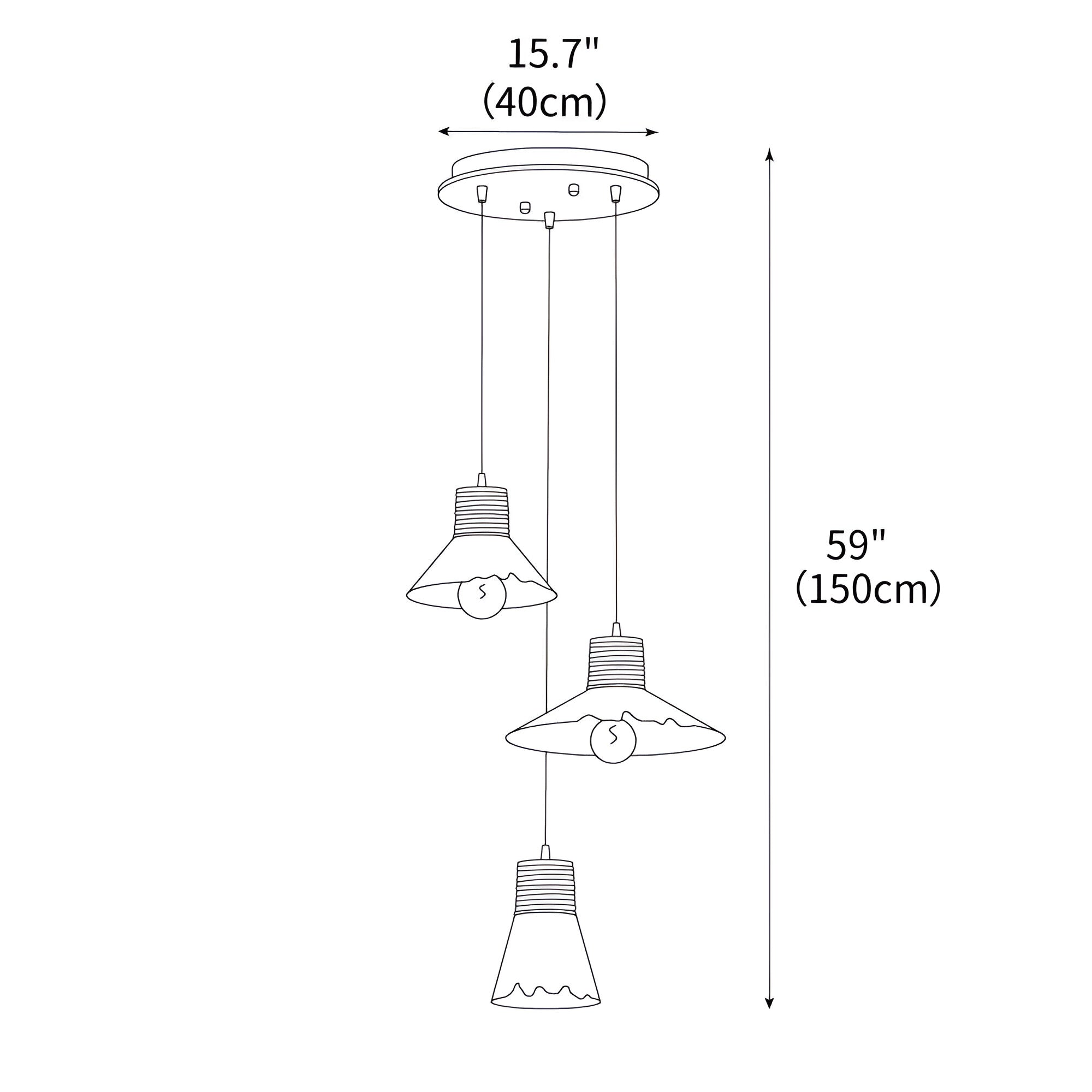 Nordic Hemp Rope Glass Pendant Light
